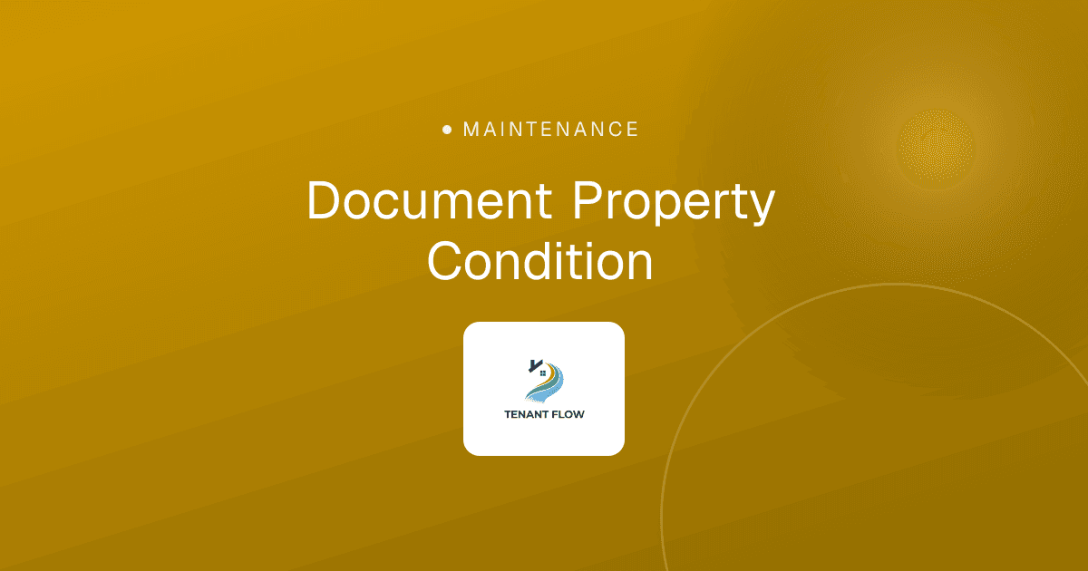 Document Property Condition