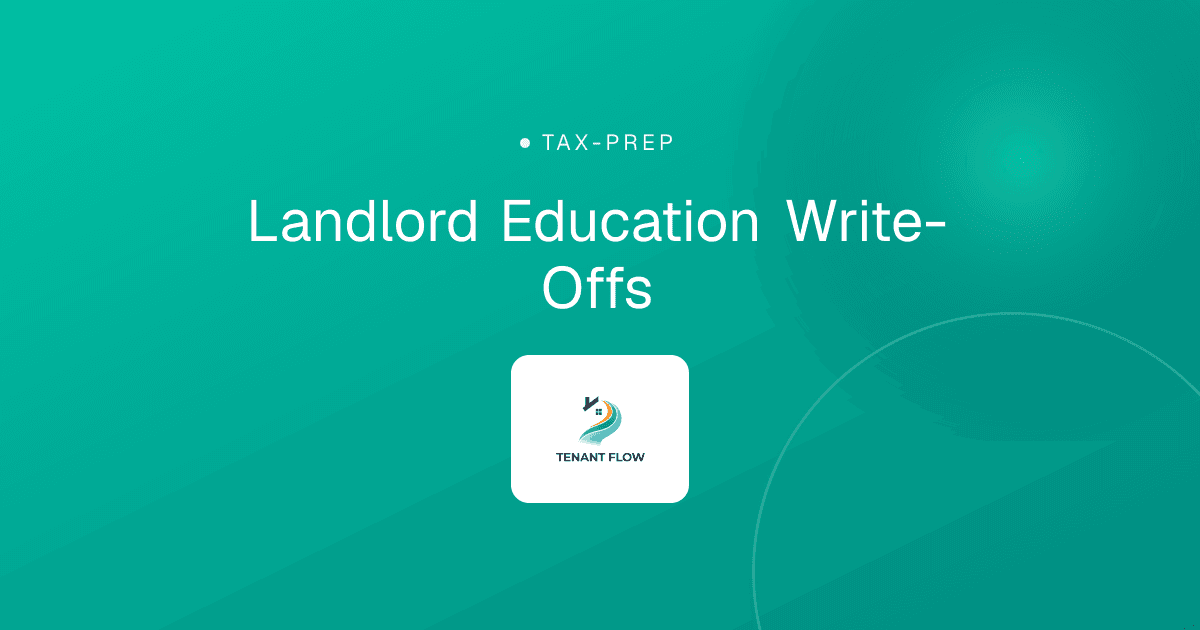 Landlord Education Write-Offs