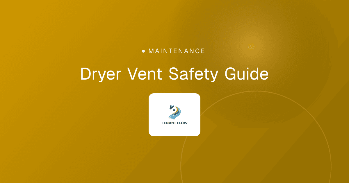 Dryer Vent Safety Guide